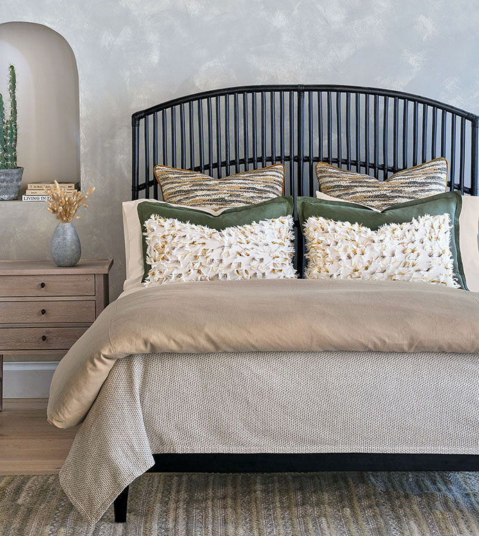 Vistors who arrive to a beautiful coordinated guest retreat will feel welcomed and cosseted.